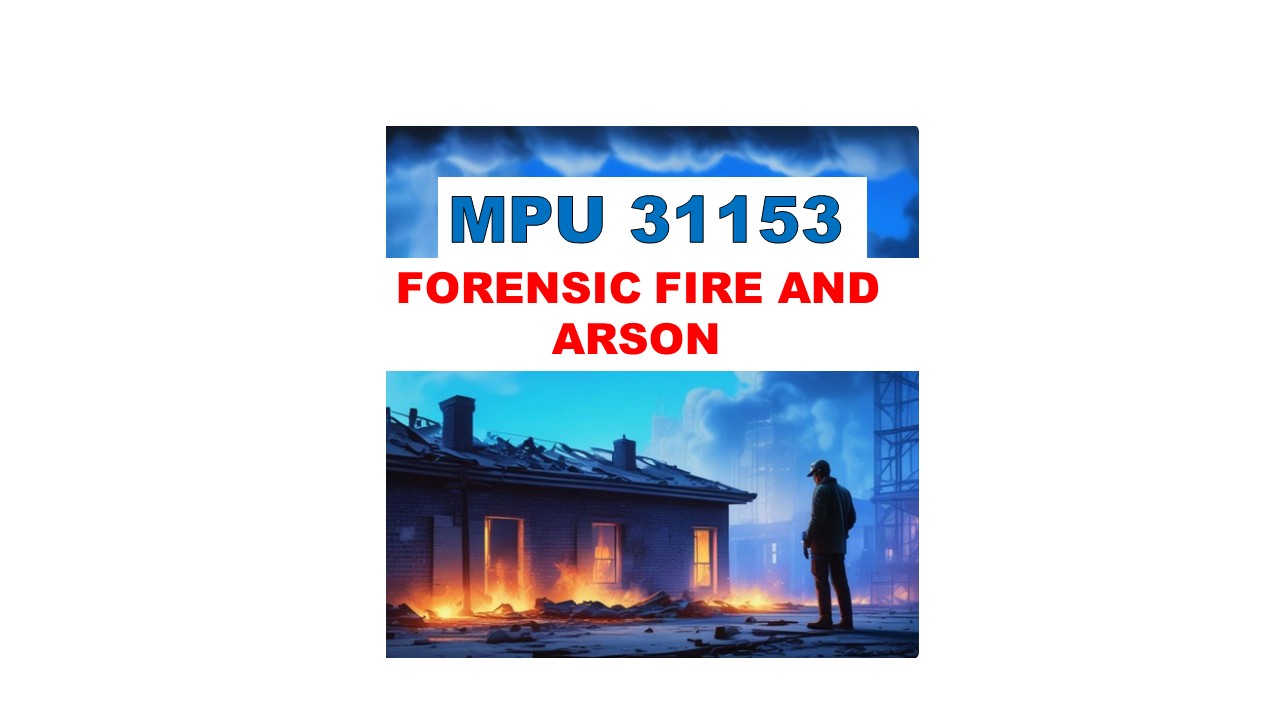 STK31153 Sem 2 24/25 (Dr. Ain Nadirah Romainoor (G1)): Forensic Fire and Arson